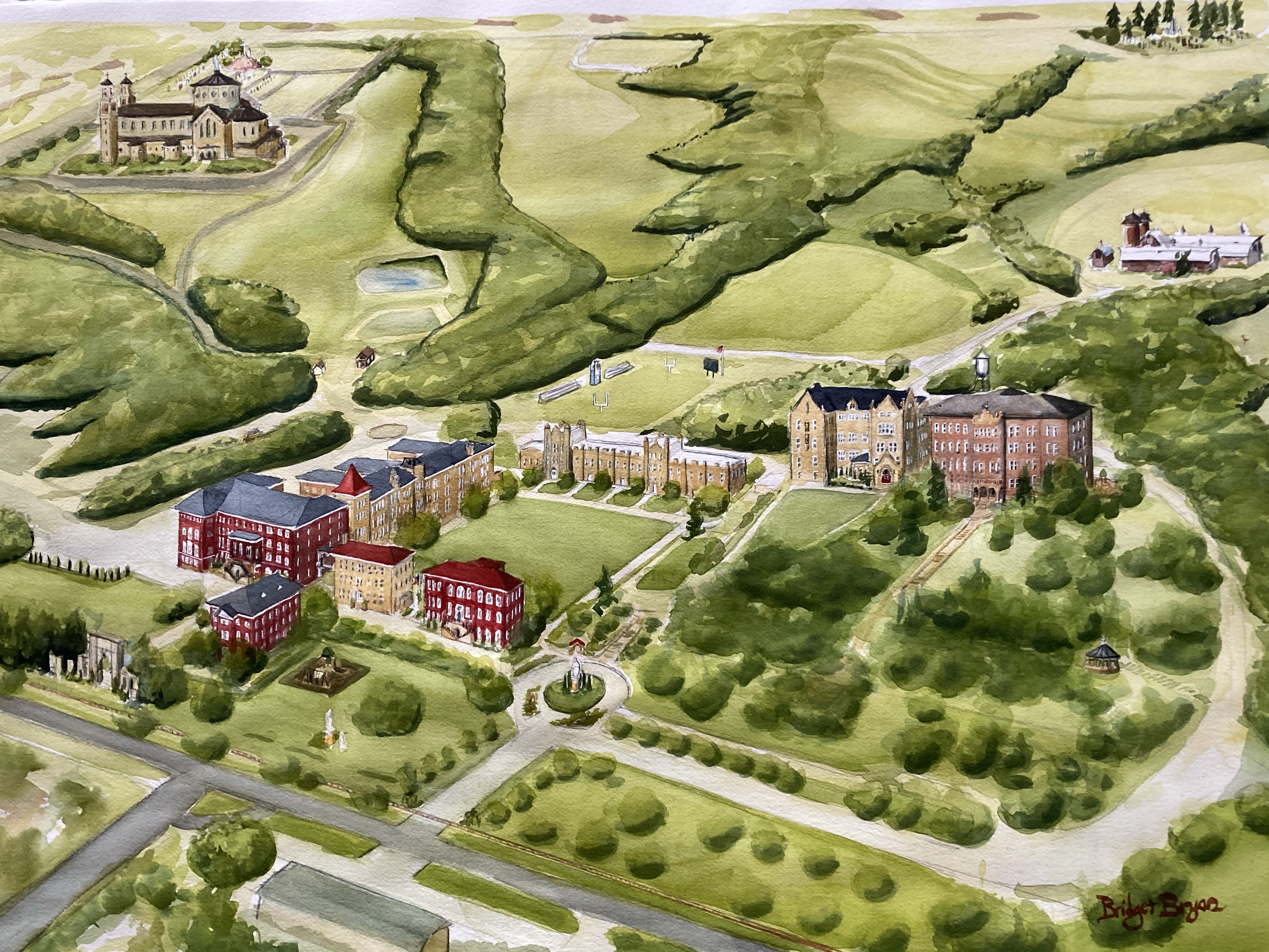 When Watercolors Make Maps