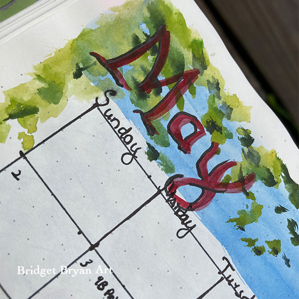 Watercolor your Planner